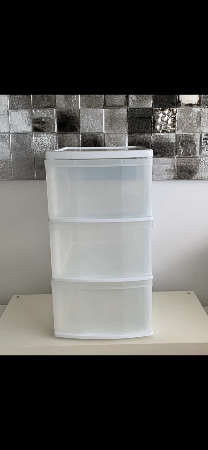 EXTRA-STURDY “G.Living” 3-Drawer Storage Unit