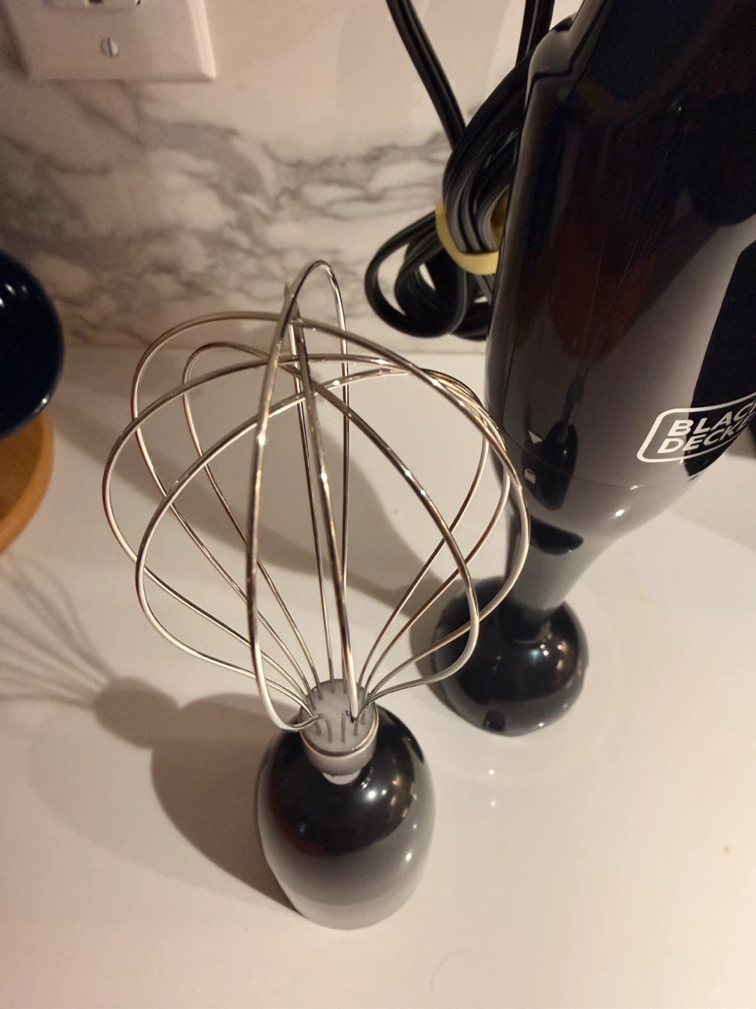 BLACK+DECKER Immersion Blender with Whisk Attachment - photo 2