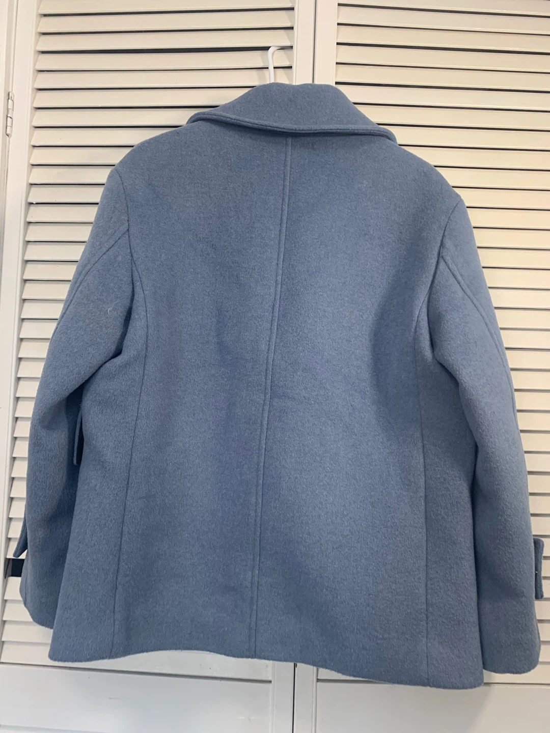 Club Monaco Blue Wool Blend Pea Coat (Retails for $200) - photo 4