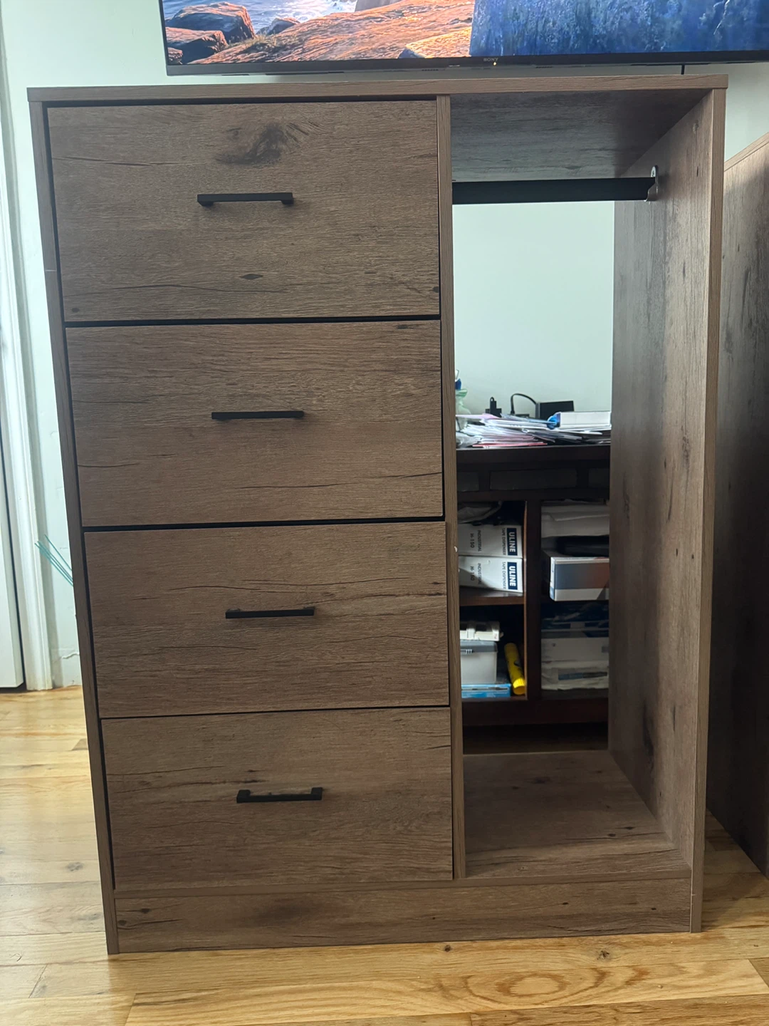 Modular Closet Organizer System with Drawers & Hanging Space - photo 5