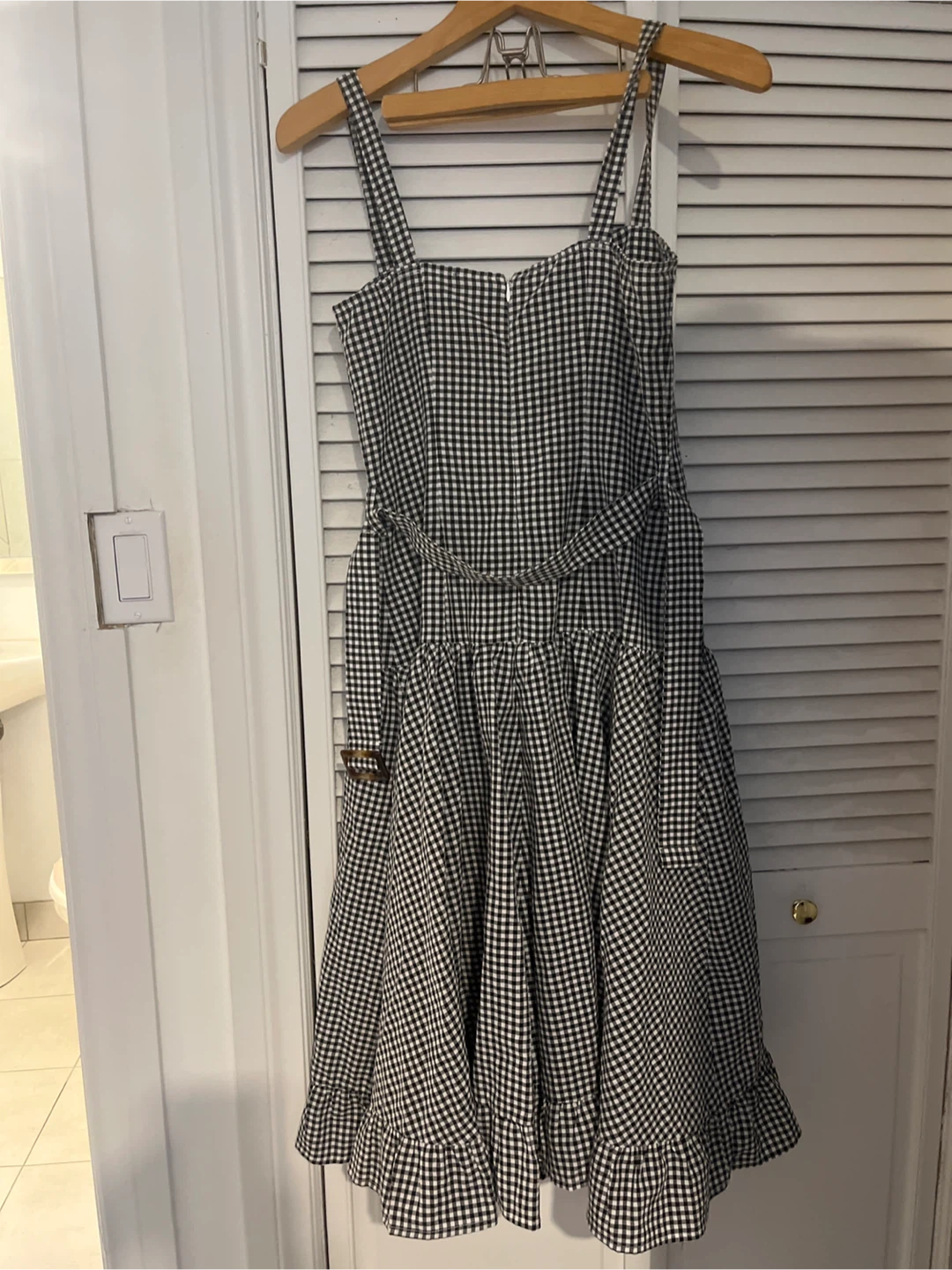 Black and White Gingham Dress - photo 2