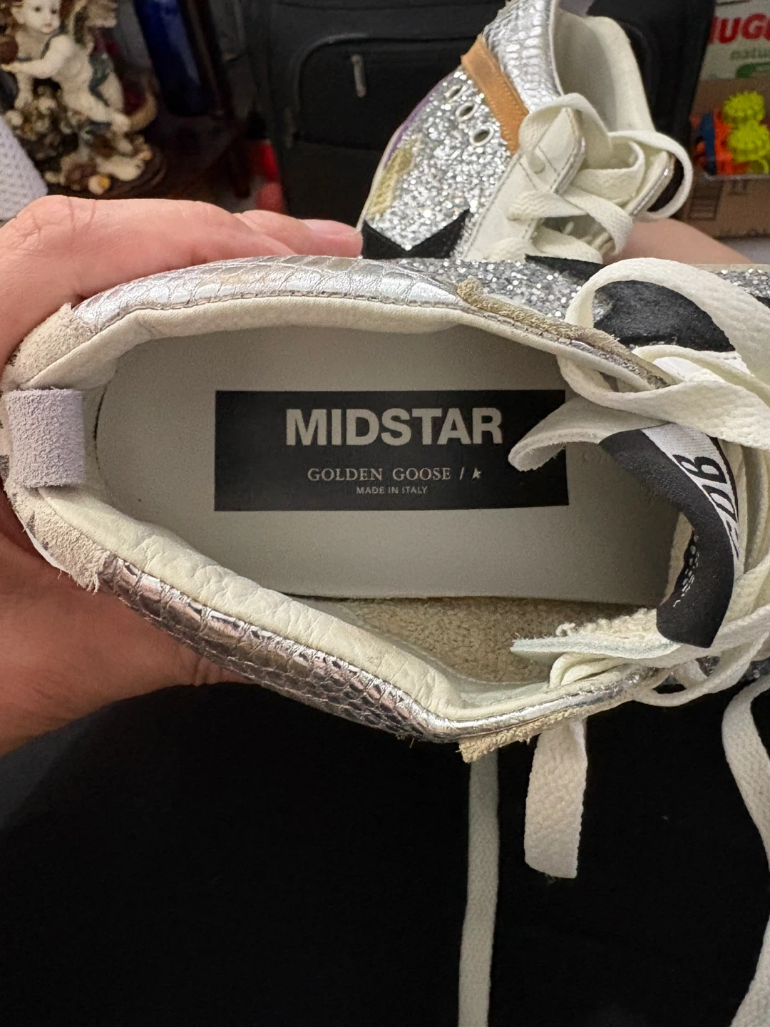 Golden Goose Midstar Glitter Sneakers - photo 3