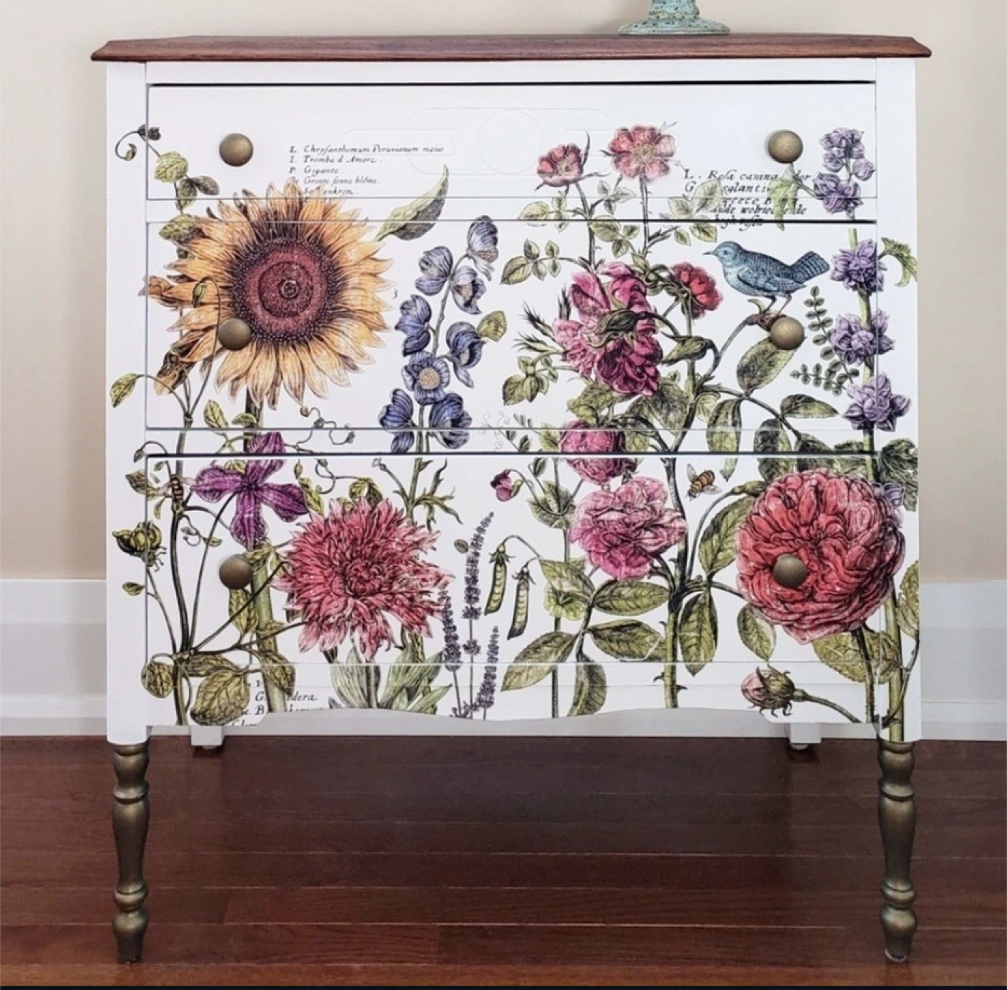 Custom painted using fusion paint and IOD transfers