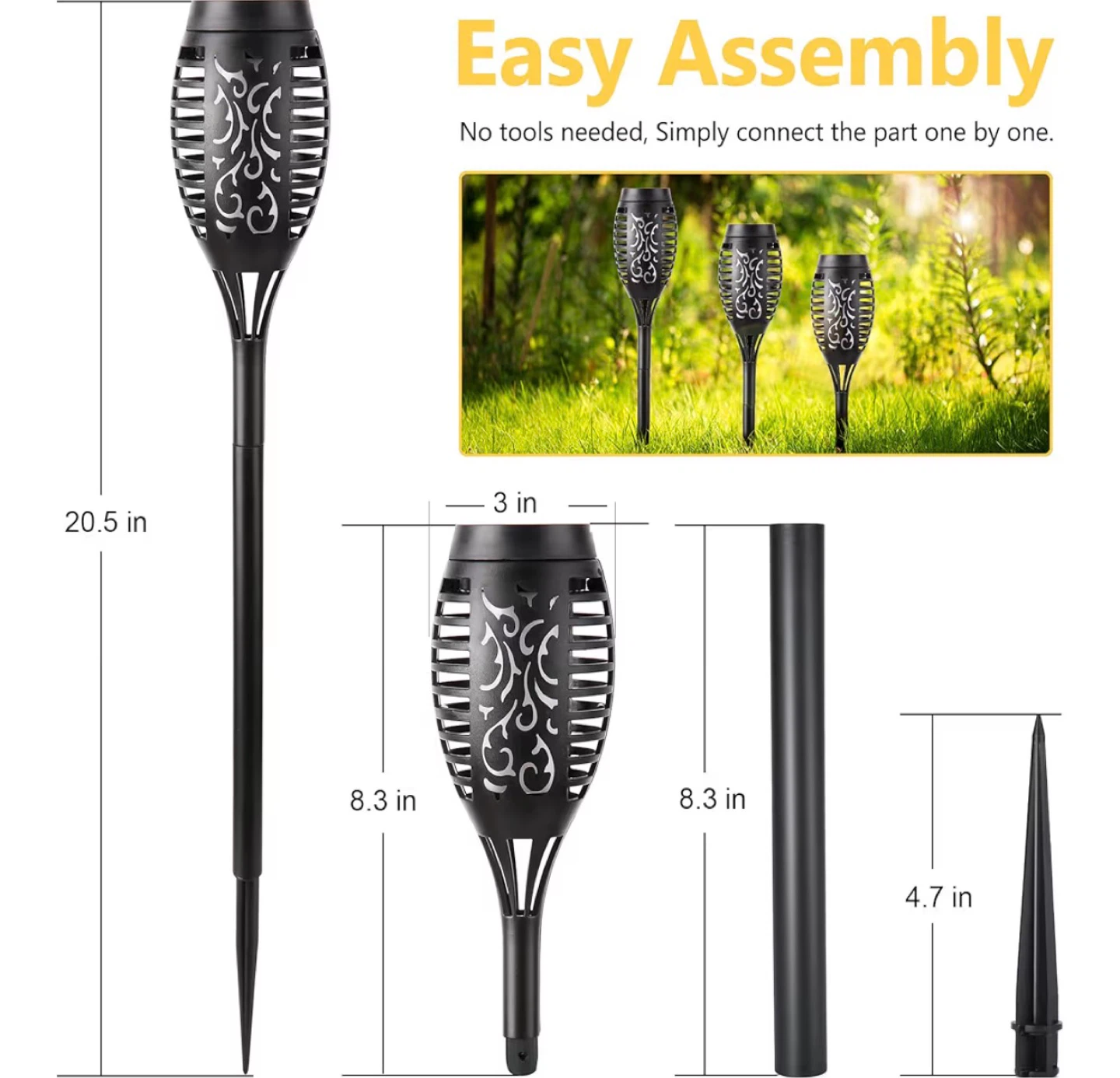 Toodour Solar Flame Torch Lights - photo 3