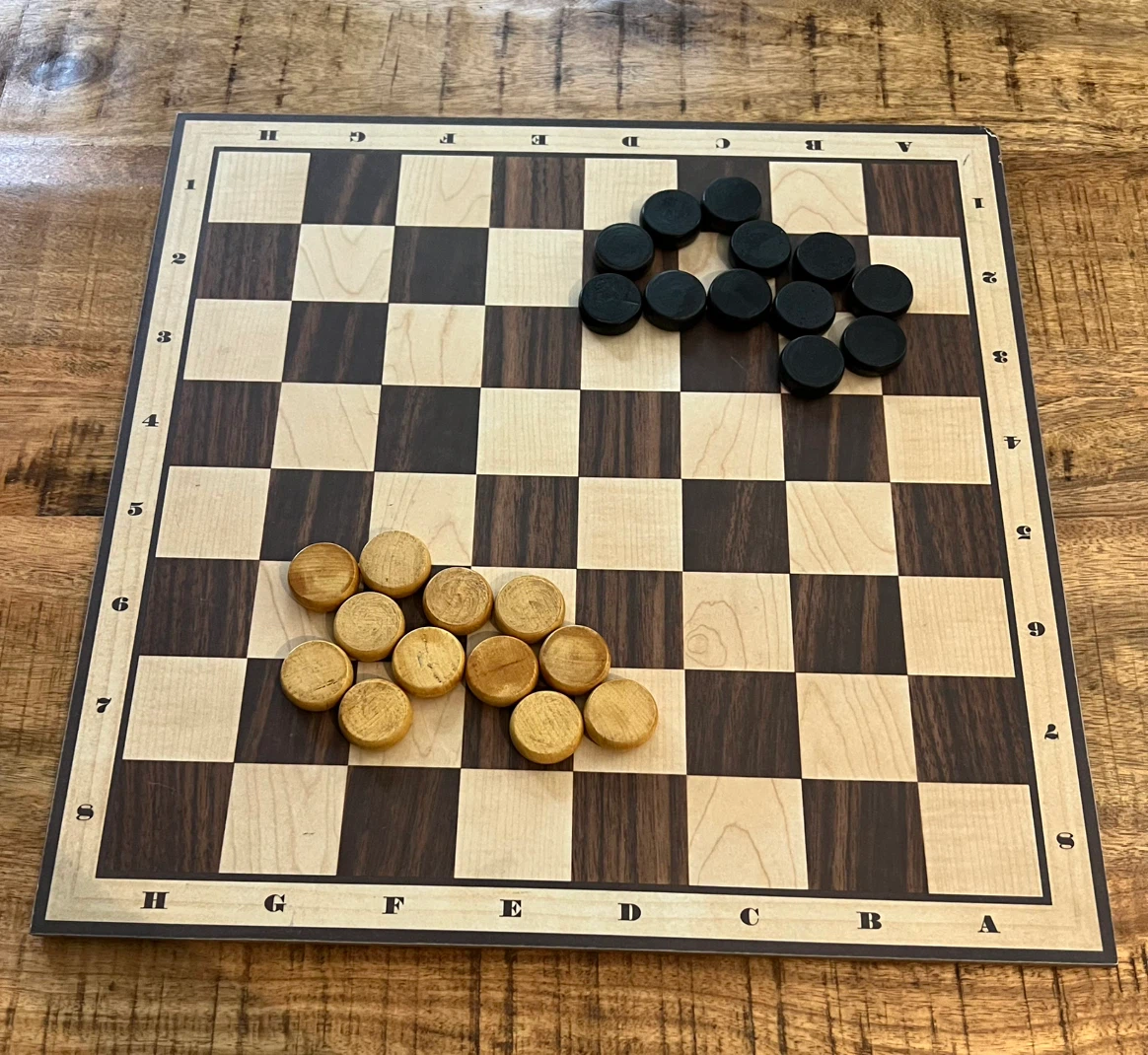 Classic Checkers Board Game Set - photo 2