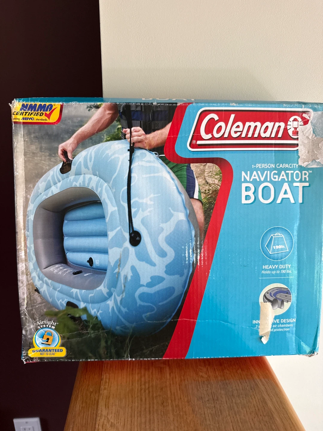 Coleman heavy duty inflatable boat