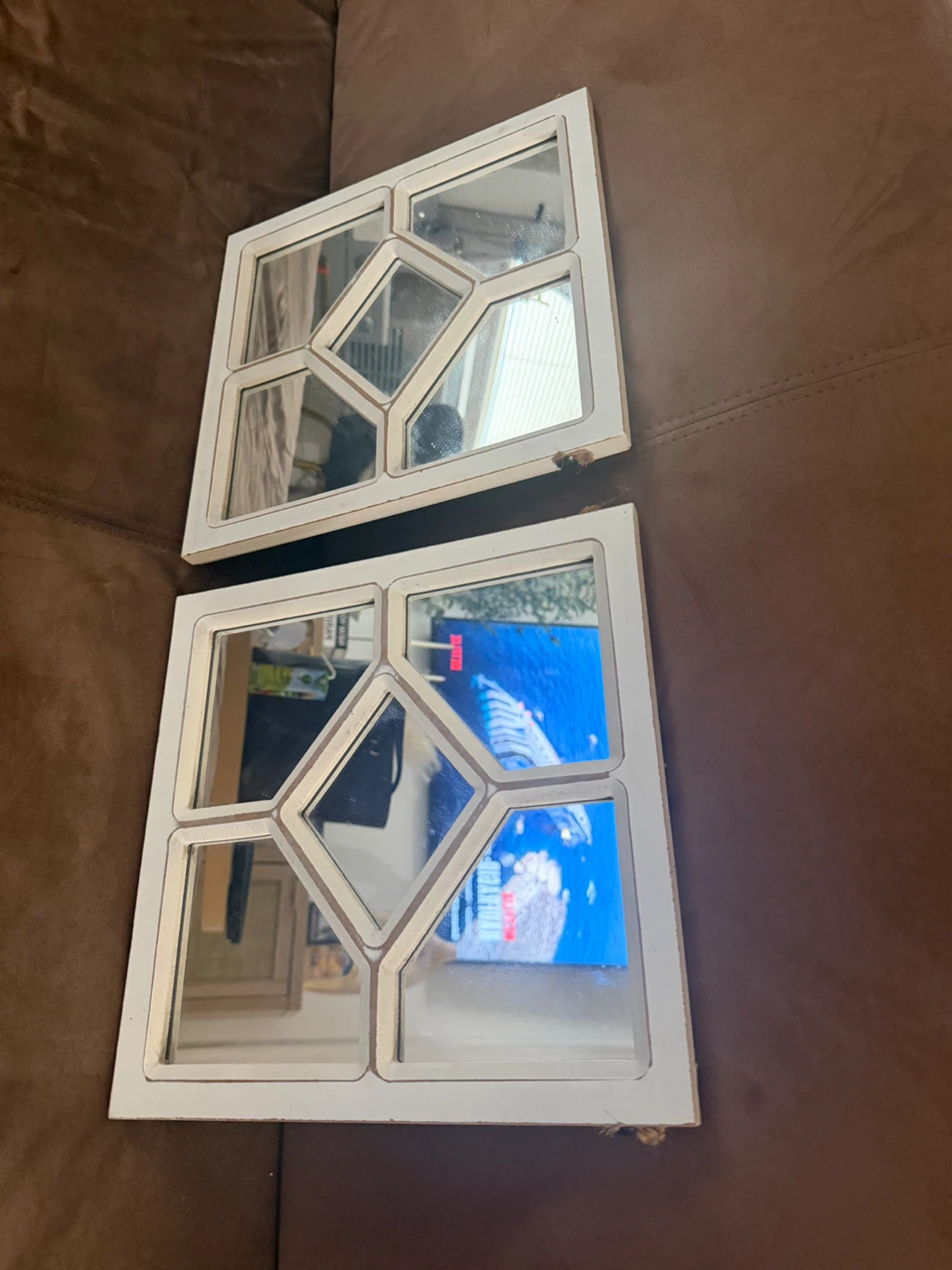 Set of 2 Decorative Wall Mirrors