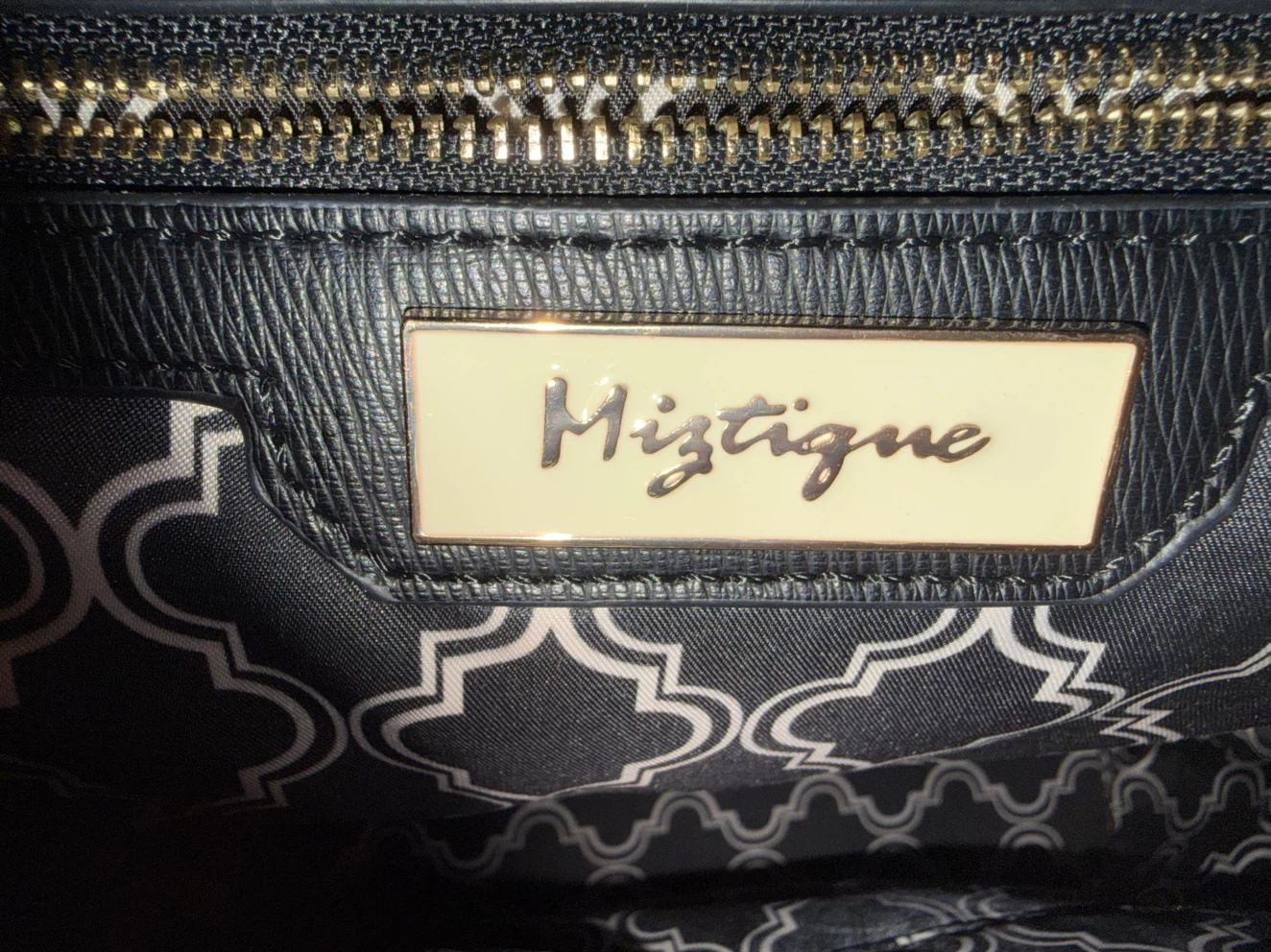 Mizztique Black Faux Leather Backpack - photo 4