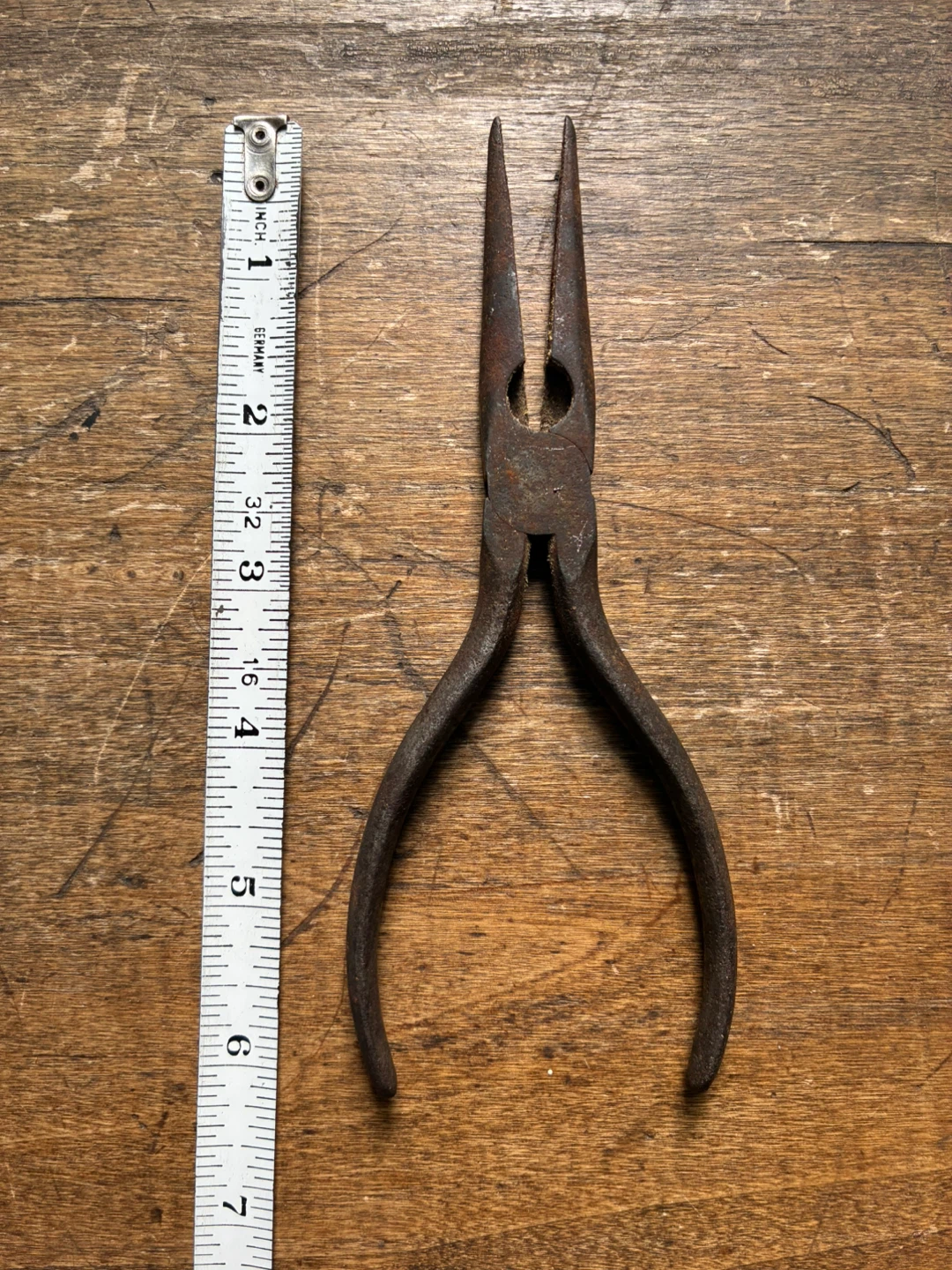 $6 vintage 6.25 inch needle nose pliers tool old East York