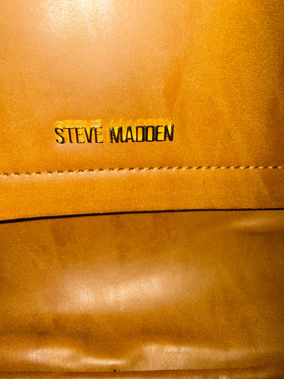 Steve Madden Tan Faux Leather Backpack - photo 3