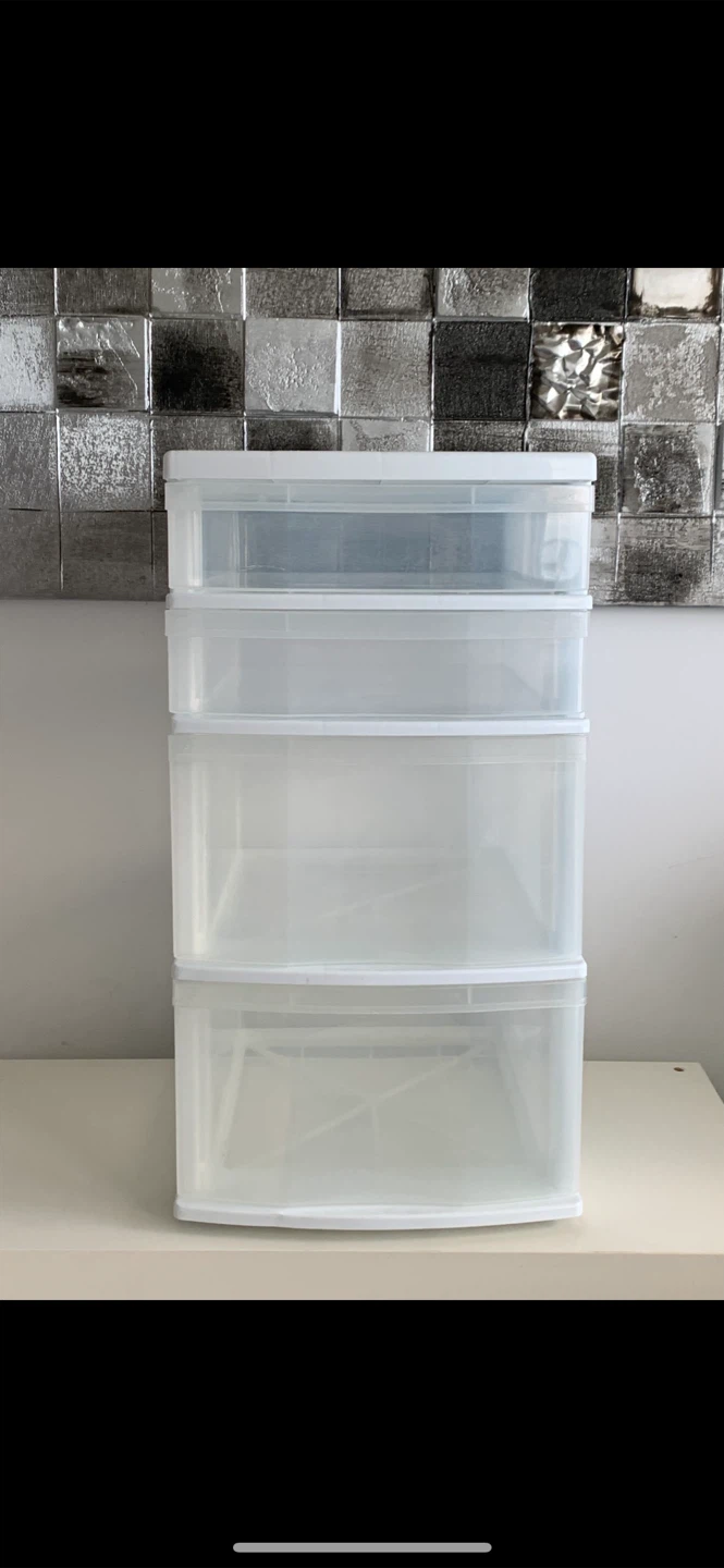 EXTRA-STURDY “G.Living” 4-Drawer Storage Unit