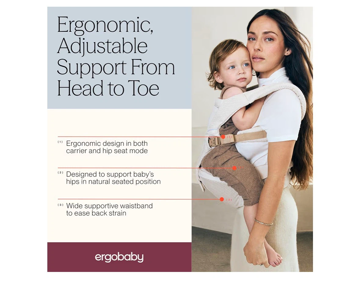 Ergobaby Alta Hip Seat Baby Carrier - Midnight Blue - photo 3