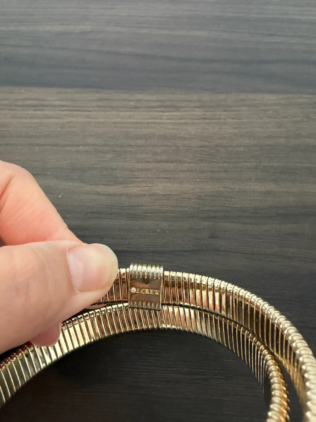 J.Crew Rose Gold Tone Coil Wrap Bracelet - photo 4