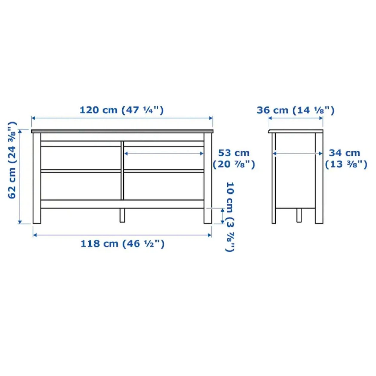 Brusali TV Stand Console and Matching Bookcase - photo 5