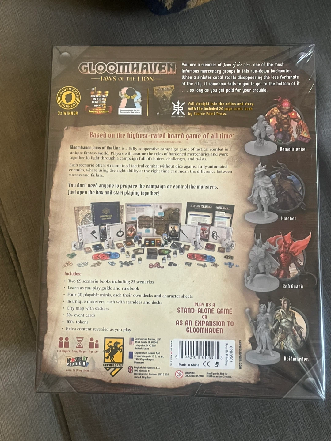 Factory Sealed Gloomhaven Jaws of the Lion Board Game - photo 2