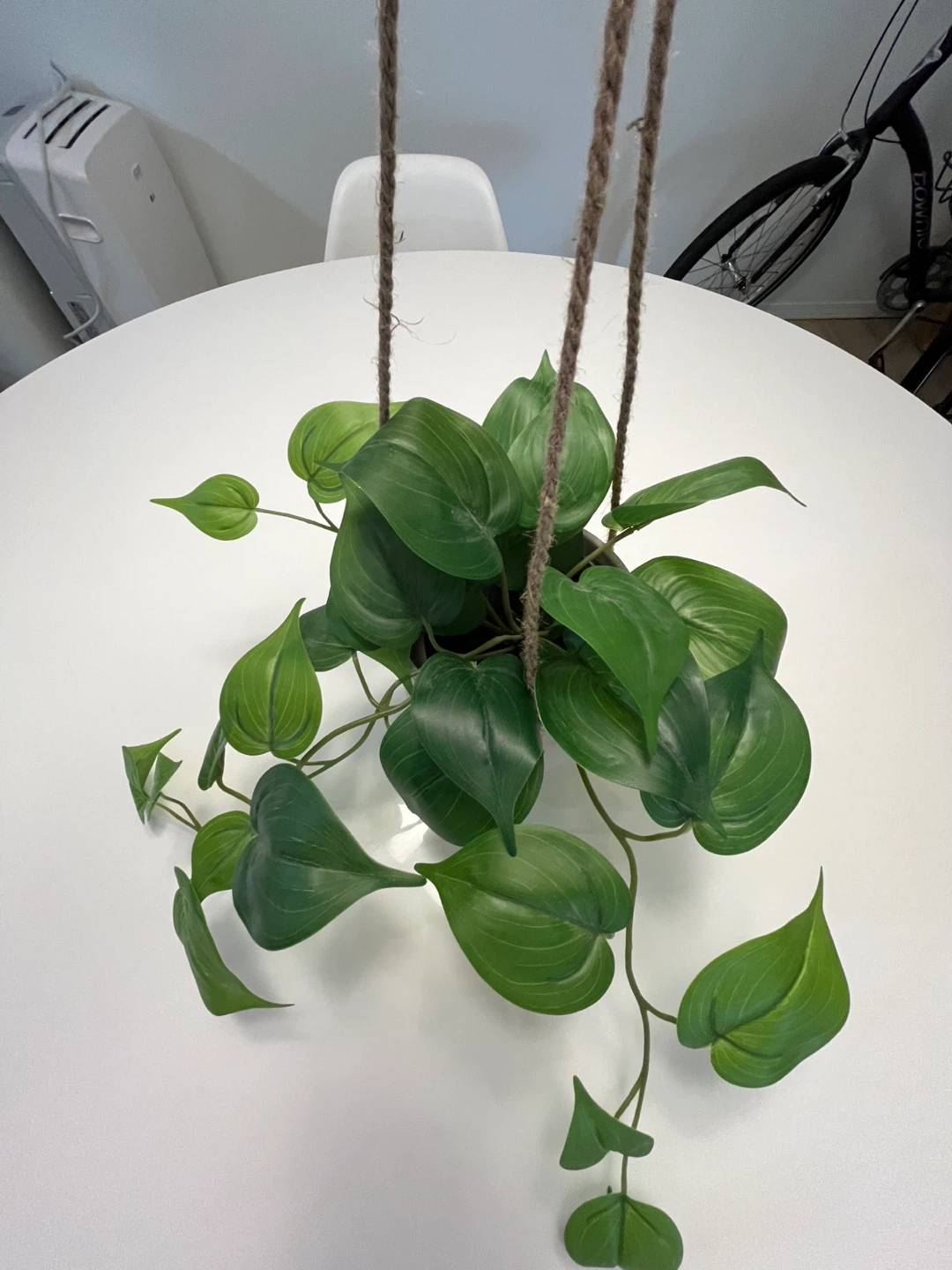 Ceramic Hanging Planter Pot with Rope - photo 3