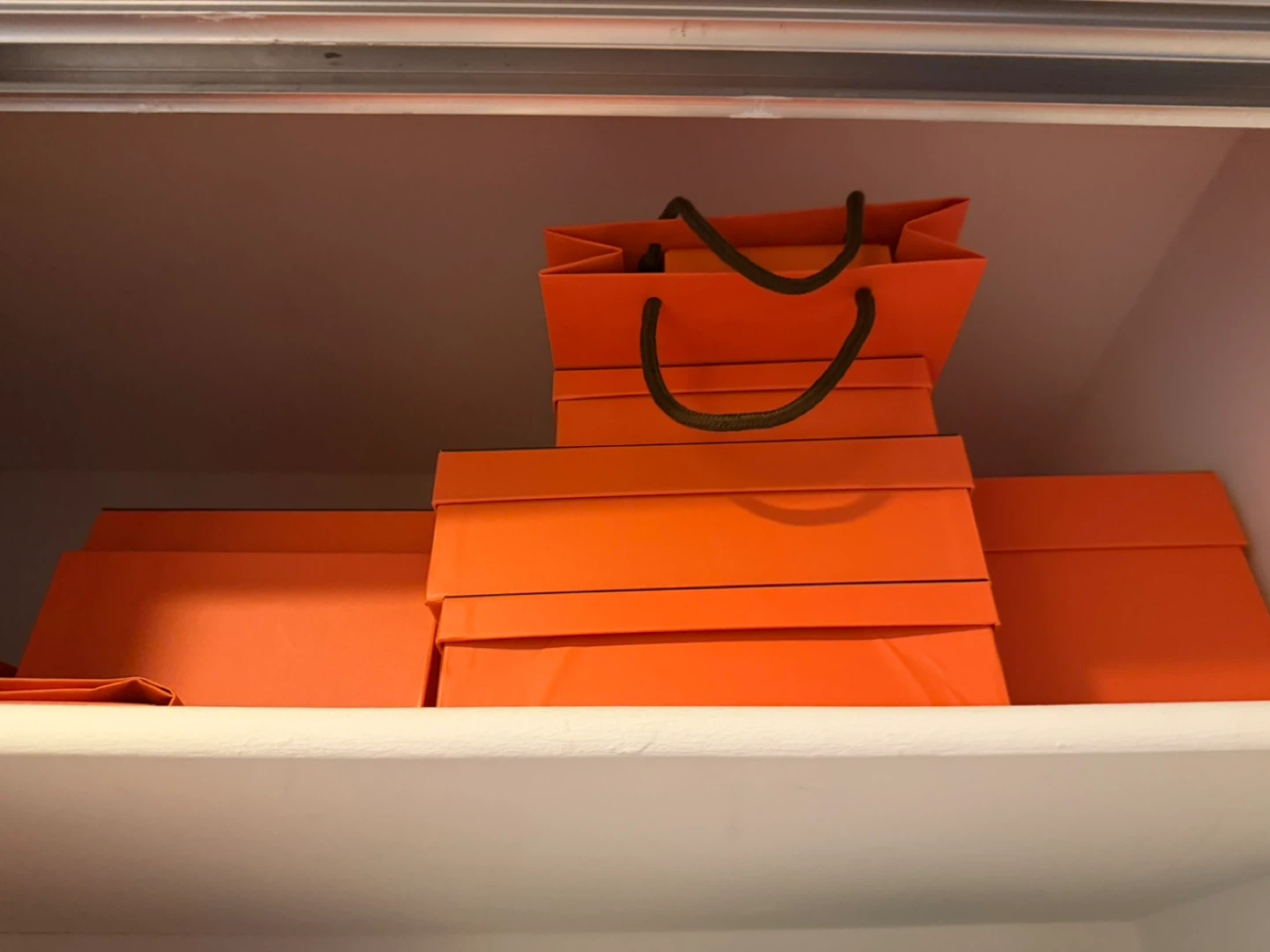 Hermes Boxes and Shopping Bag