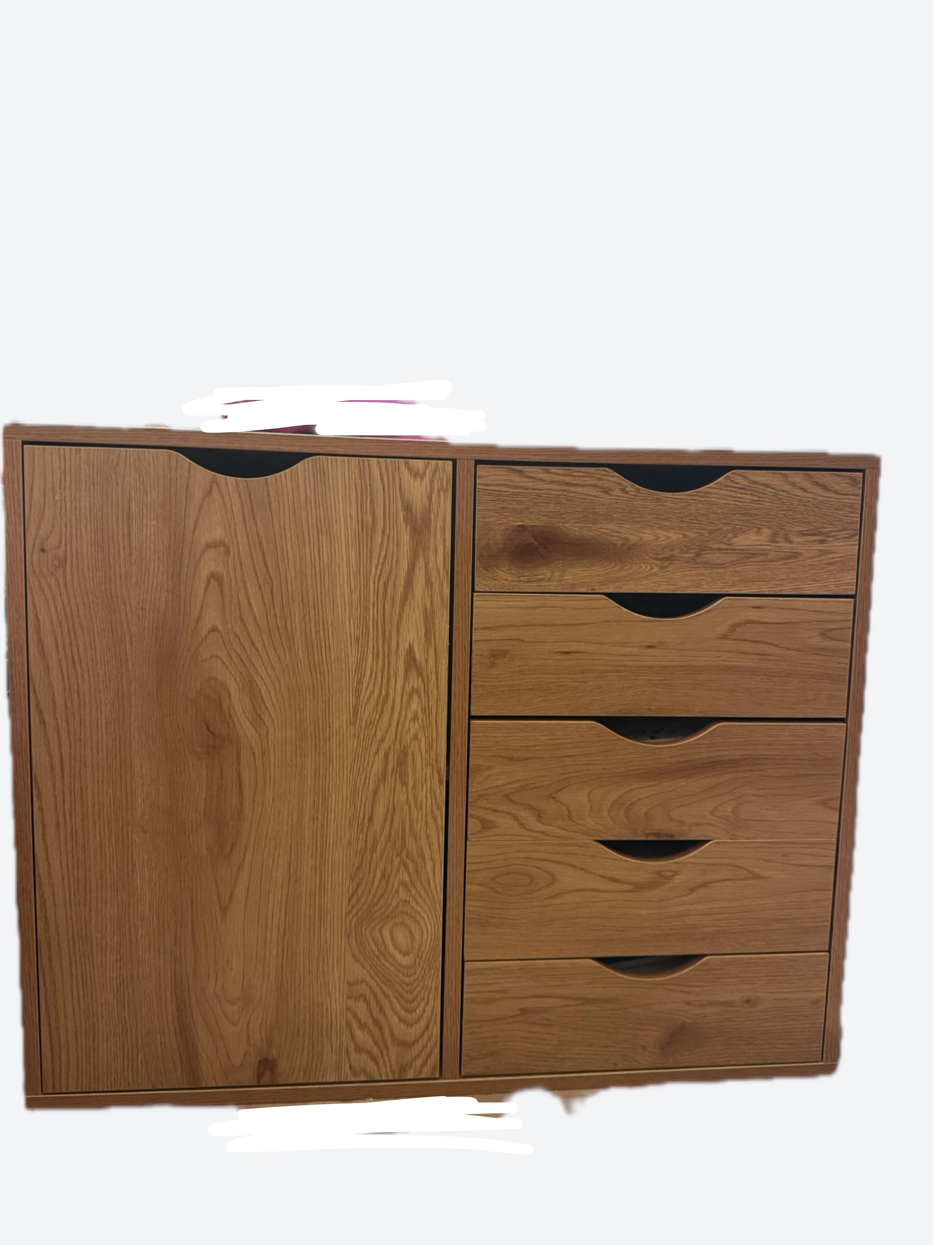 Wooden cabinet with drawers
