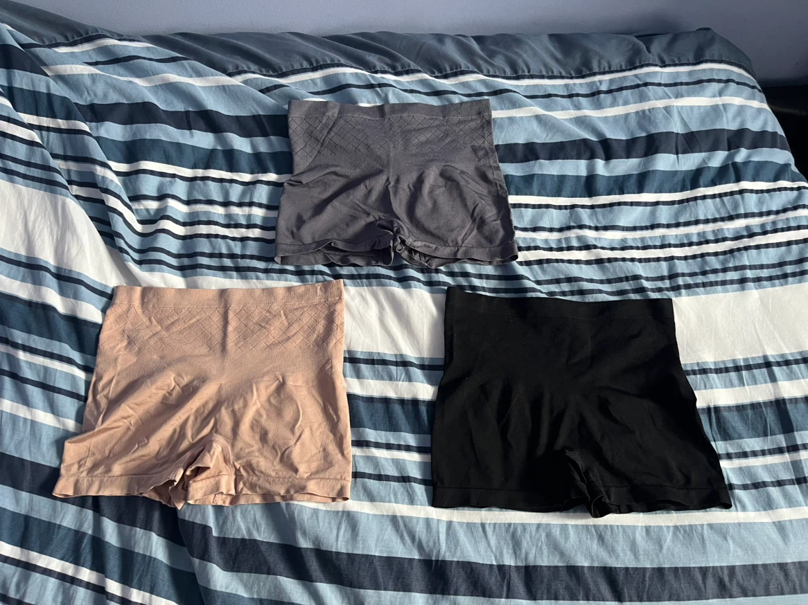 Ladies shapewear shorts and tops