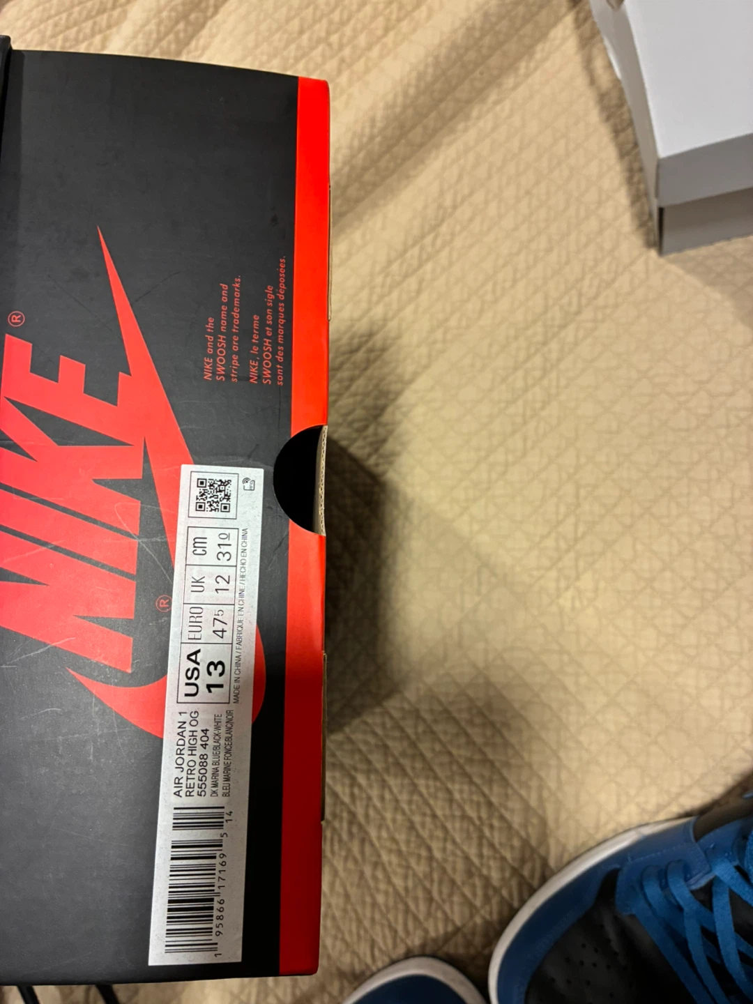 Air Jordan 1 Retro High OG "Court Purple" Men's US 13 - photo 3
