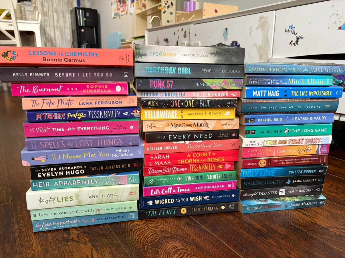 Collection of Romance and Fiction Books