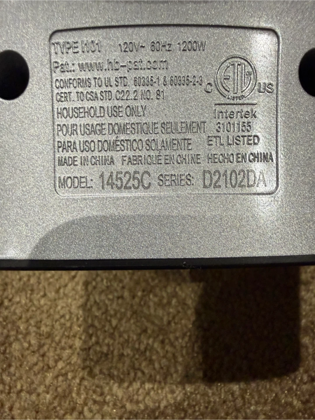 Hamilton Beach Steam Iron - photo 3