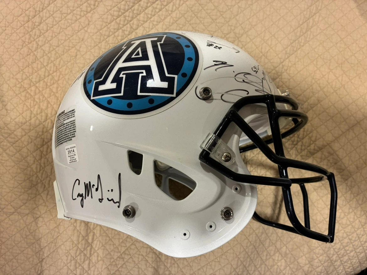 Autographed Toronto Argonauts Football Helmet - photo 2