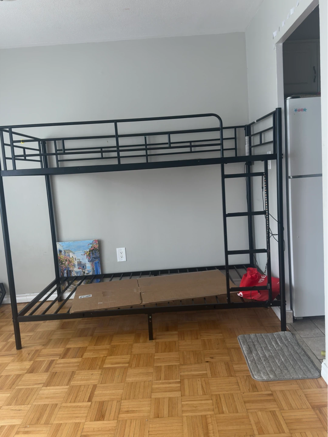 Black Metal Twin Bunk Bed