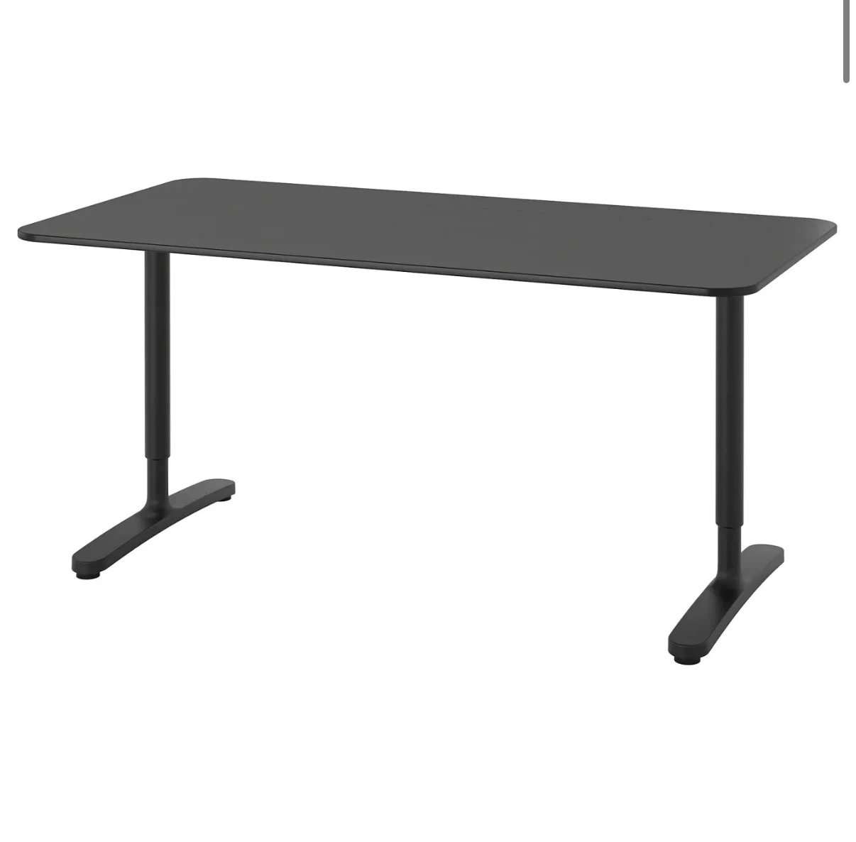IKEA BEKANT Black Office Desk 160×80 cm - photo 2