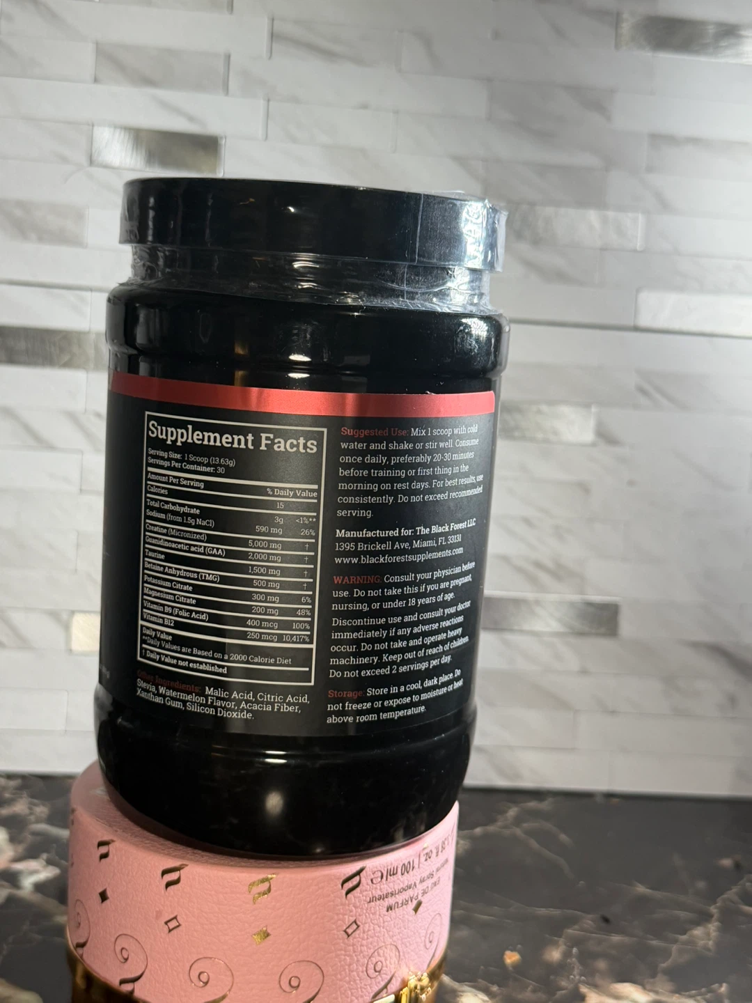 Black Forest Serious Creatine + Electrolytes - Watermelon Flavor - photo 3