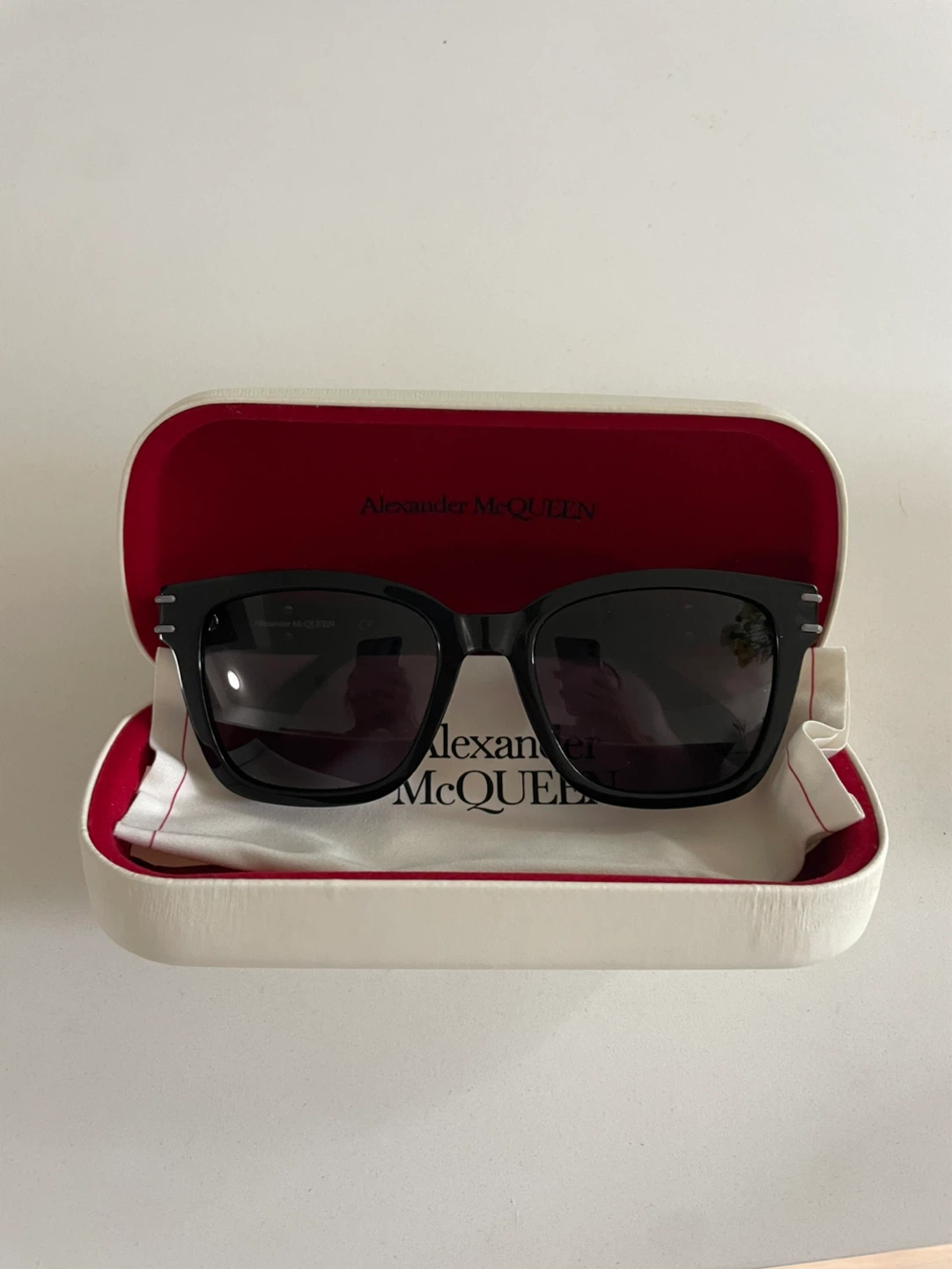 Alexander McQueen Black Sunglasses AM0399SA