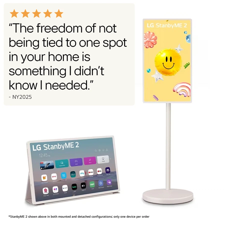 LG StanbyME 2 Smart Touchscreen TV