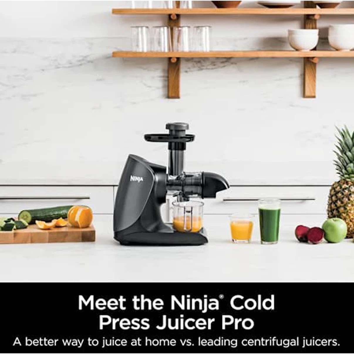 Ninja JC101C, Cold Press Juicer Pro - Black 16oz - photo 2