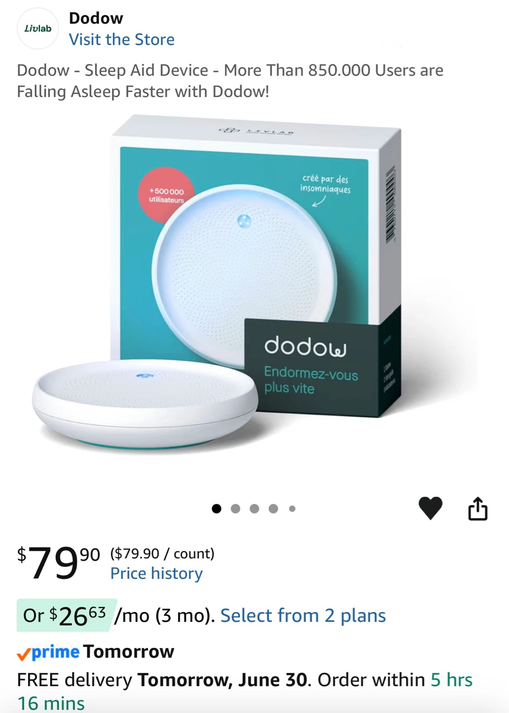 Dodow Sleep Aid Device - photo 5