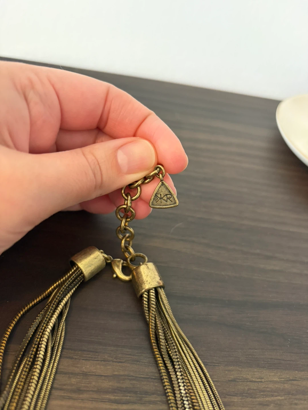 KR by Silpada Multi-Strand Brass Chain Necklace - photo 3