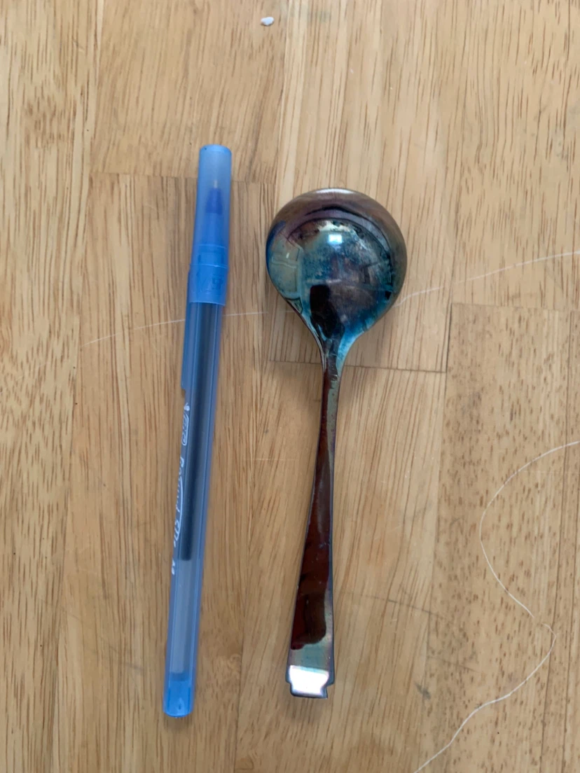 Silver-plated serving spoon - photo 2
