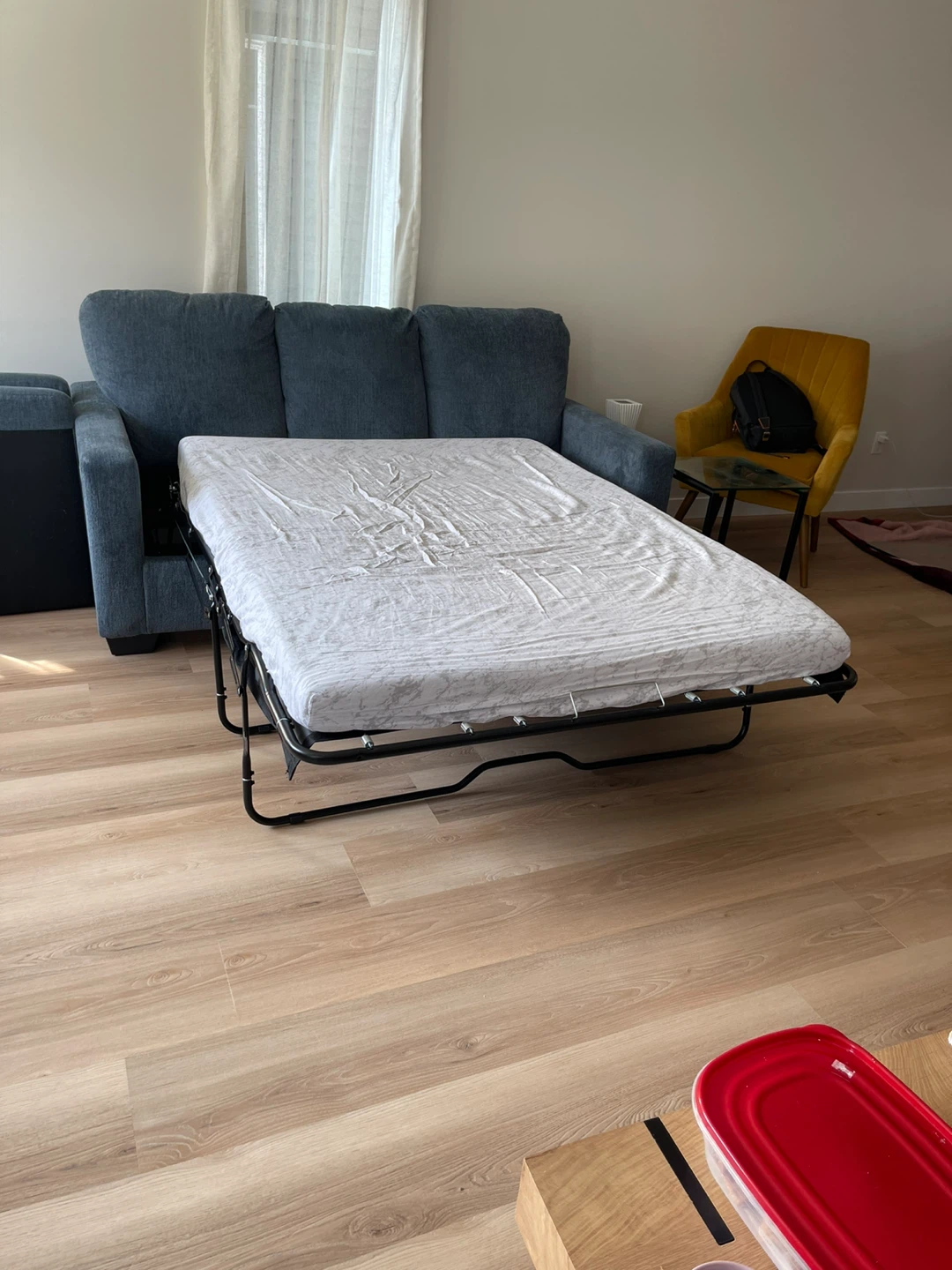 Blue Sofa Bed - photo 5