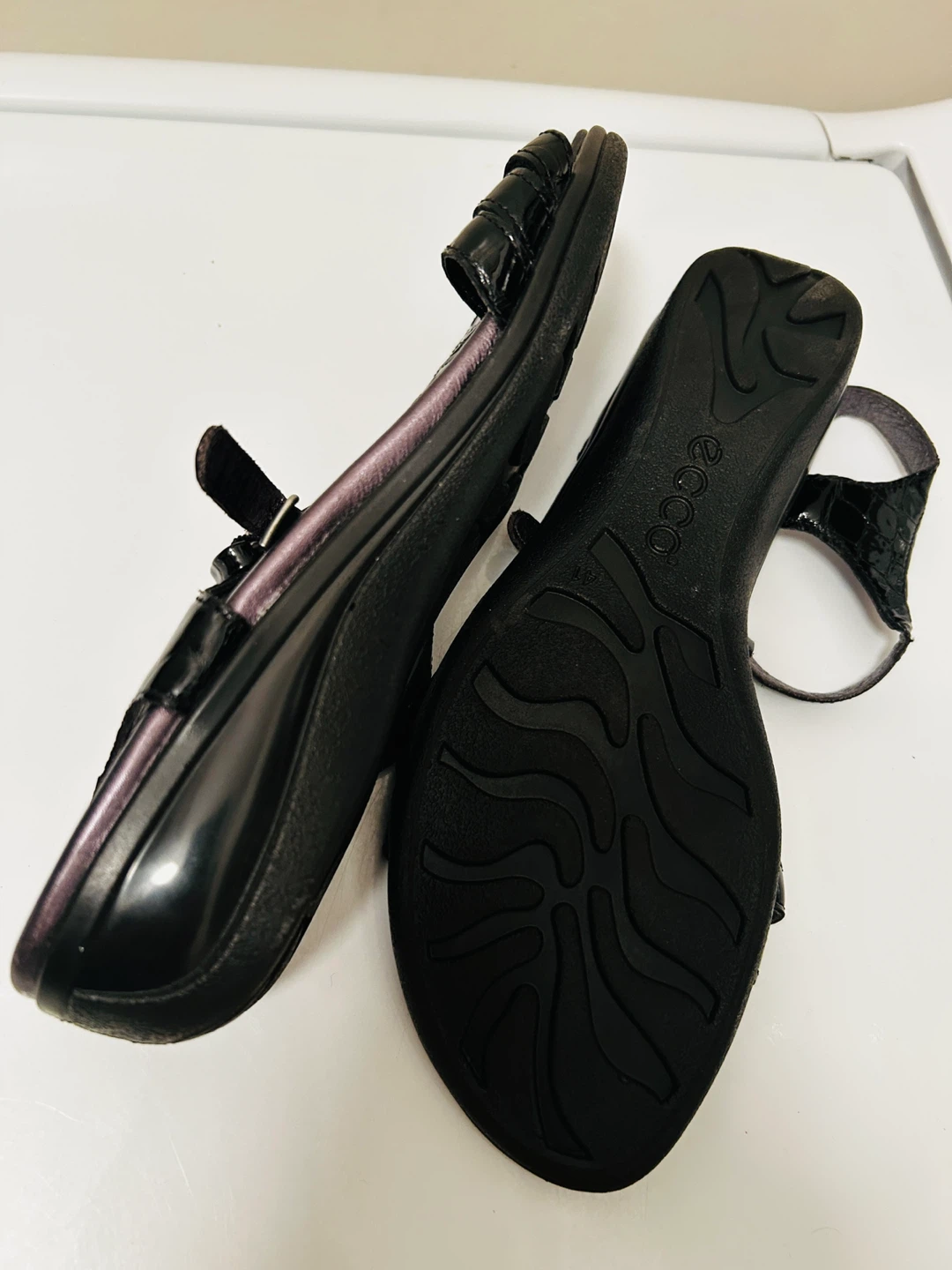 Ecco Black Leather Sandals - photo 2