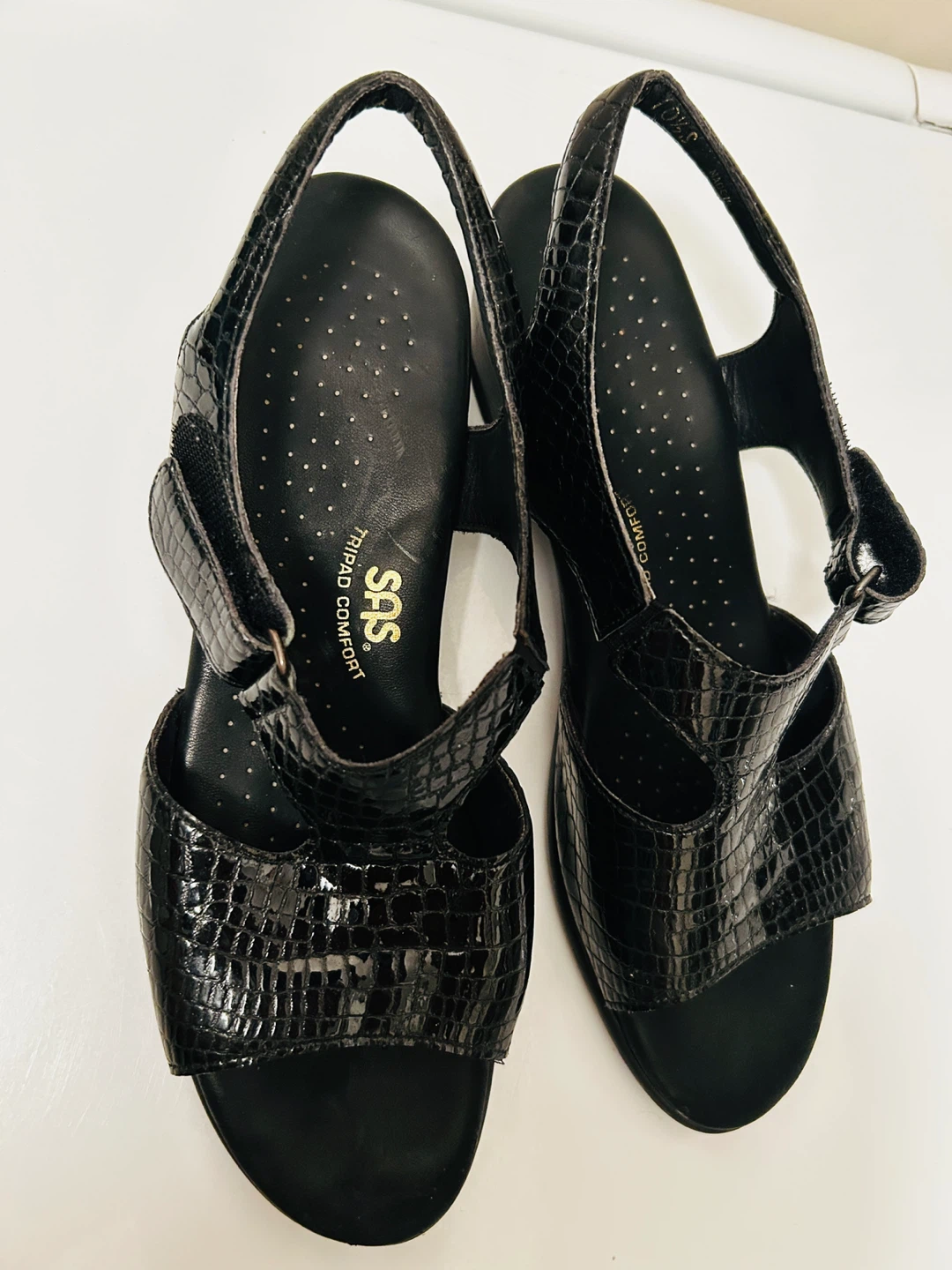 SAS Sandals Black Slingback