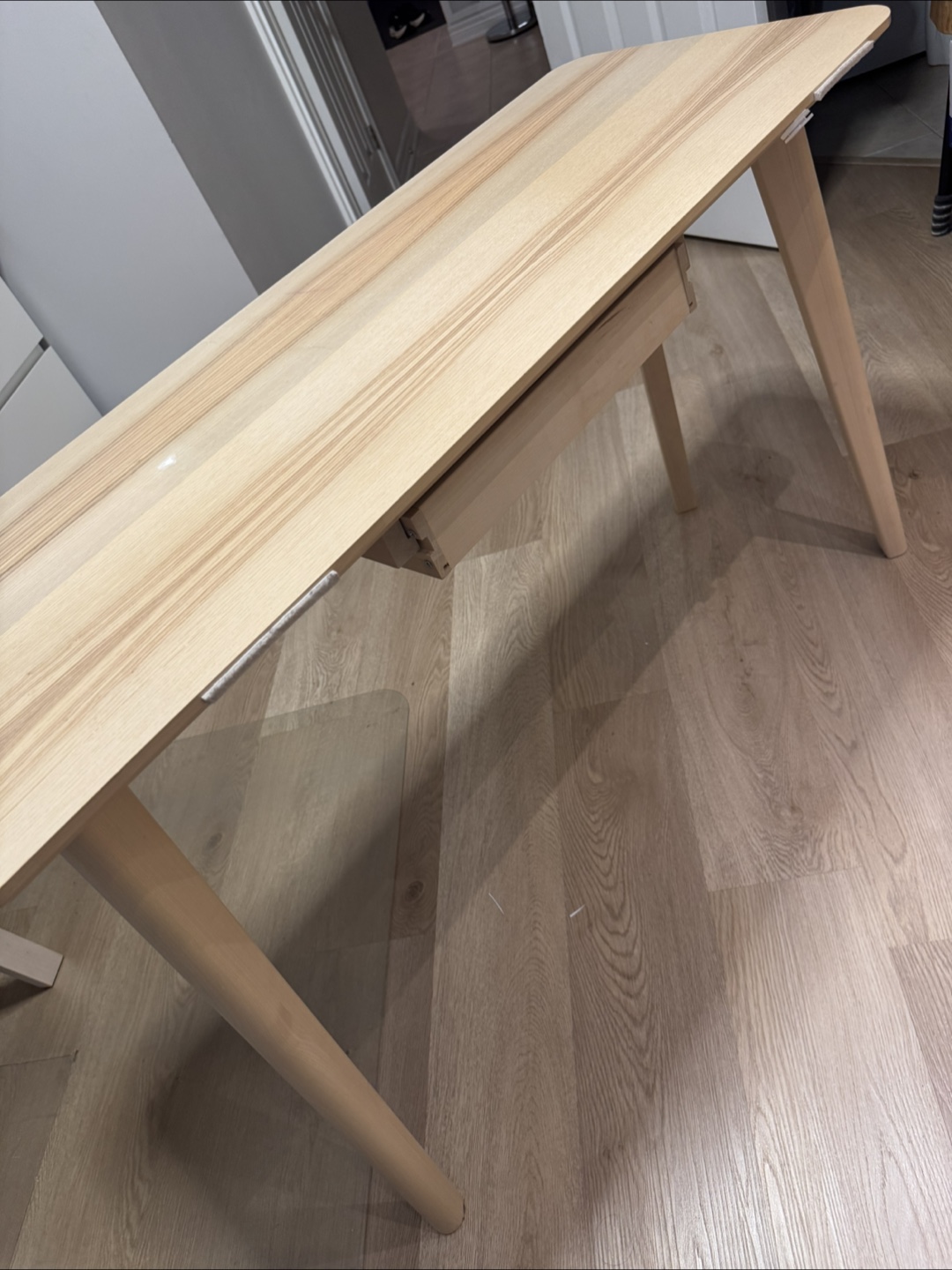 IKEA LISABO Desk – Ash Veneer – 118 × 45 cm - photo 3