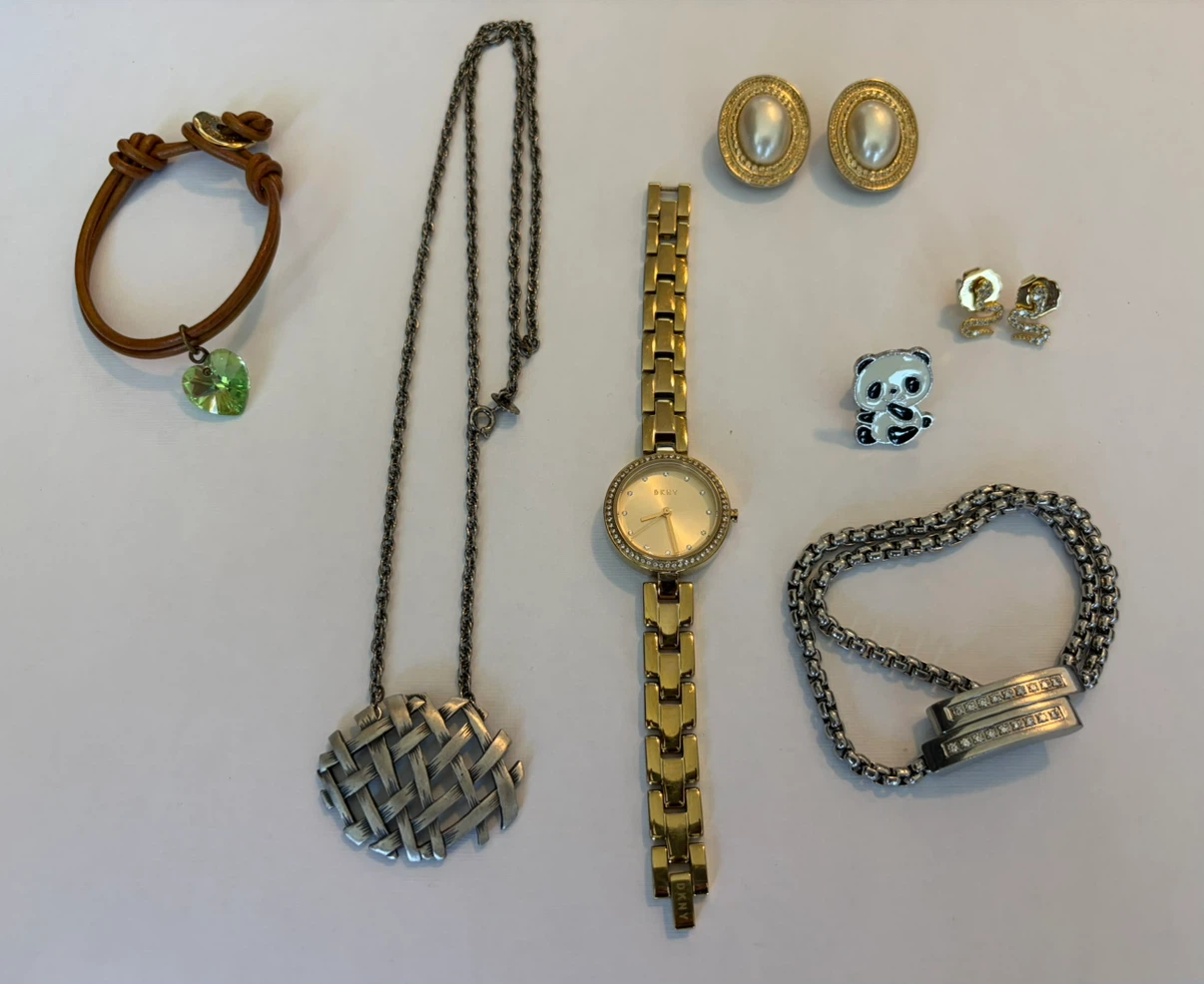 Signed Costume Jewelry Lot 7 Pcs