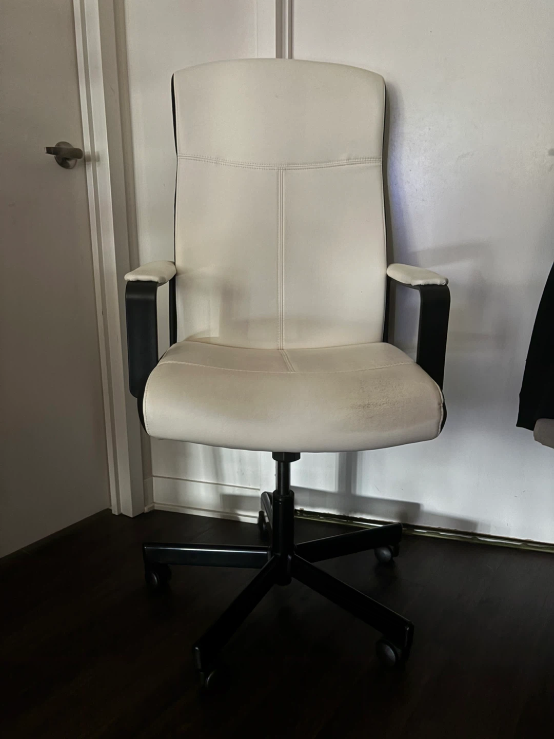 White and Black Office Chair