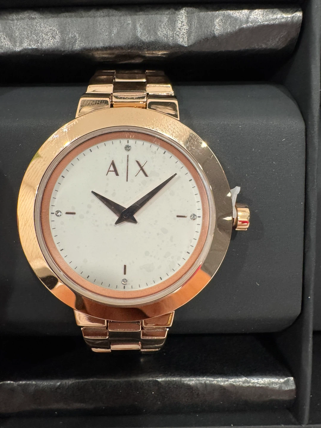 Armani Exchange Rose Gold Watch and Bracelet Set - photo 3