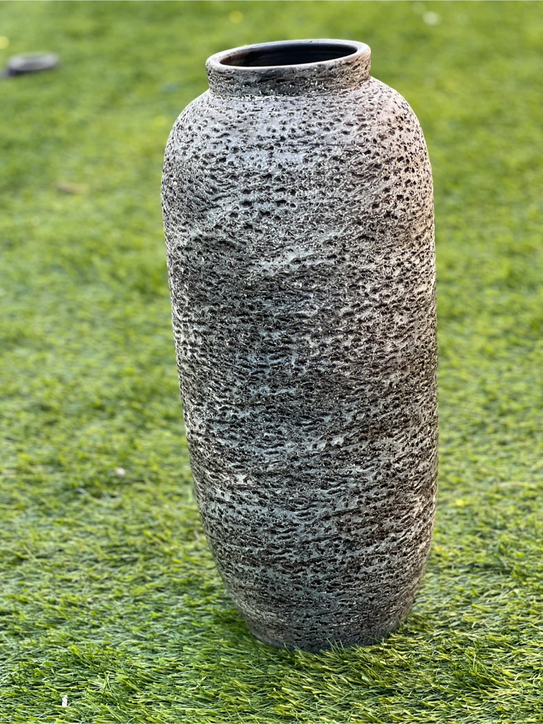 Large Textured Ceramic Vase - photo 3