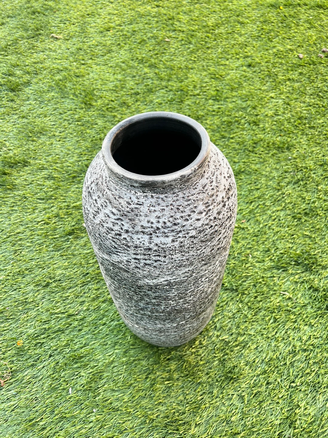 Large Textured Ceramic Vase - photo 2