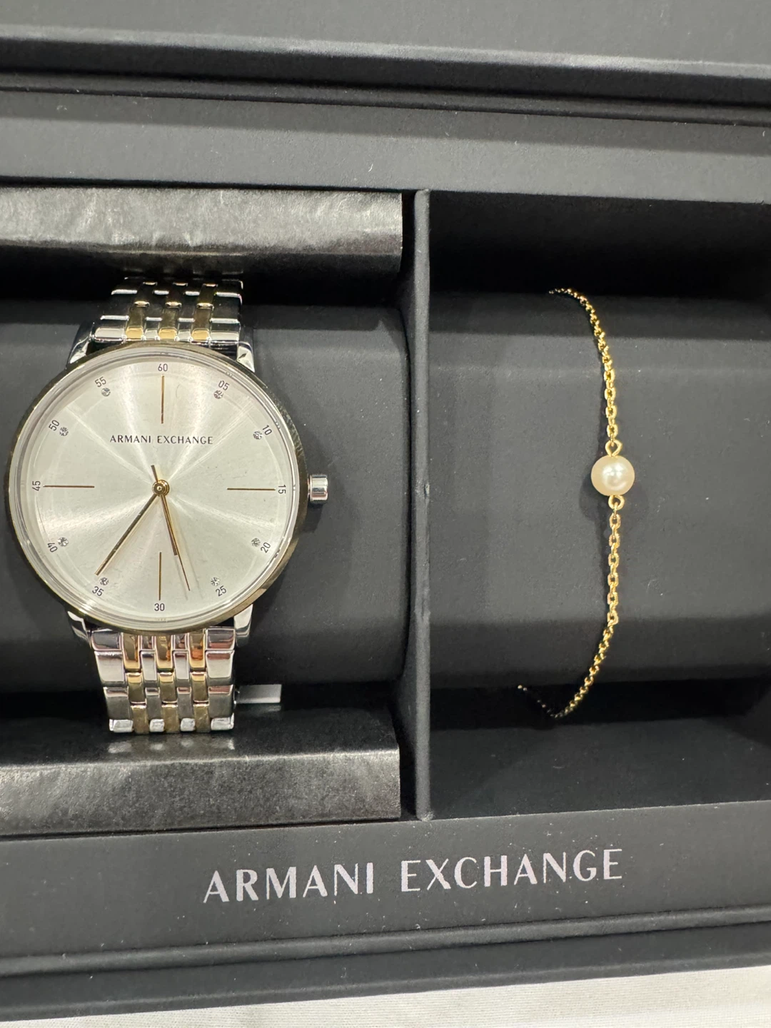 Armani Exchange Watch and Bracelet Set - photo 2