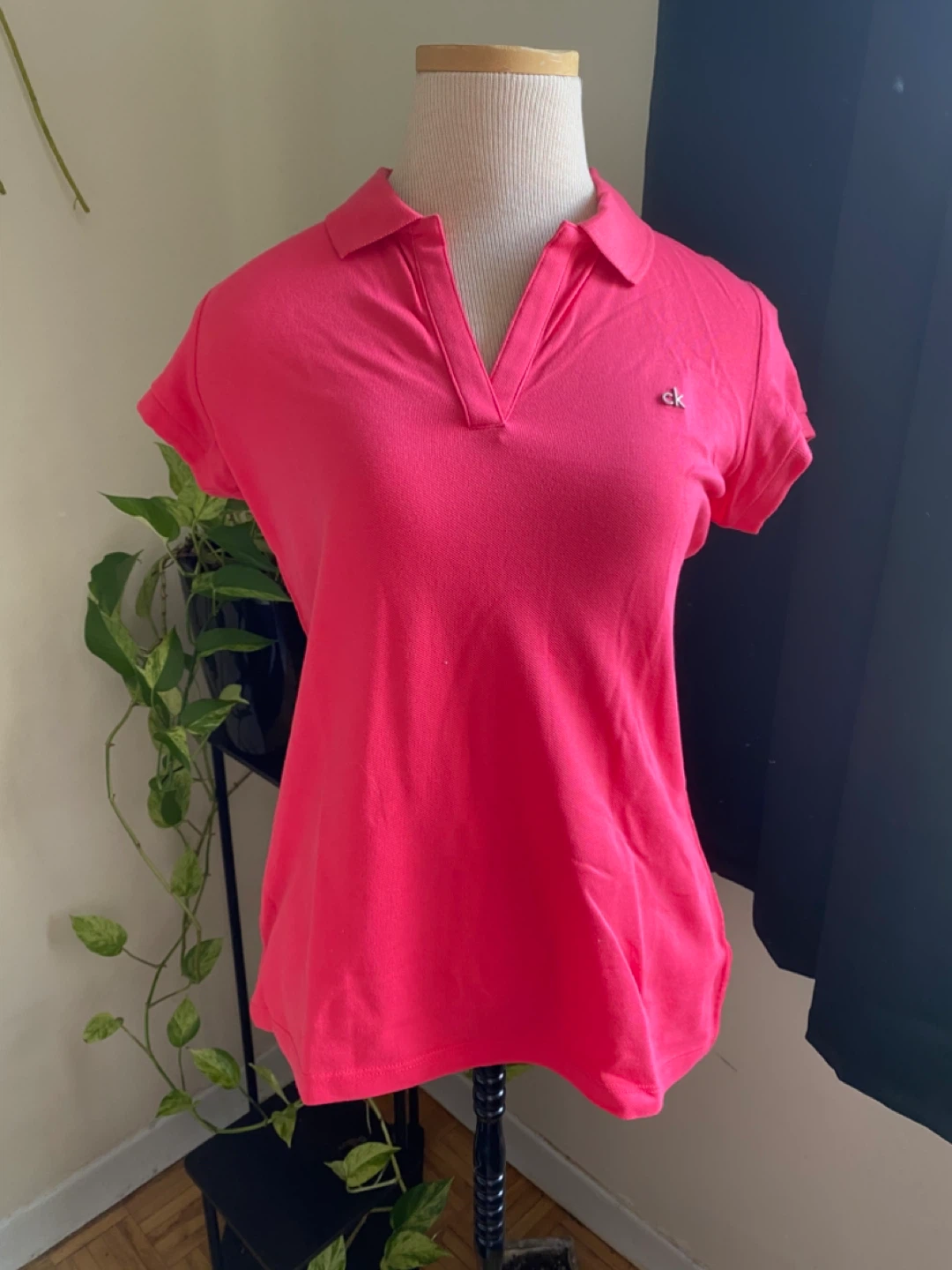 Calvin Klein Pink Polo Shirt