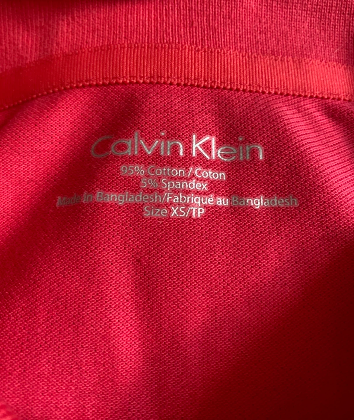 Calvin Klein Pink Polo Shirt - photo 3