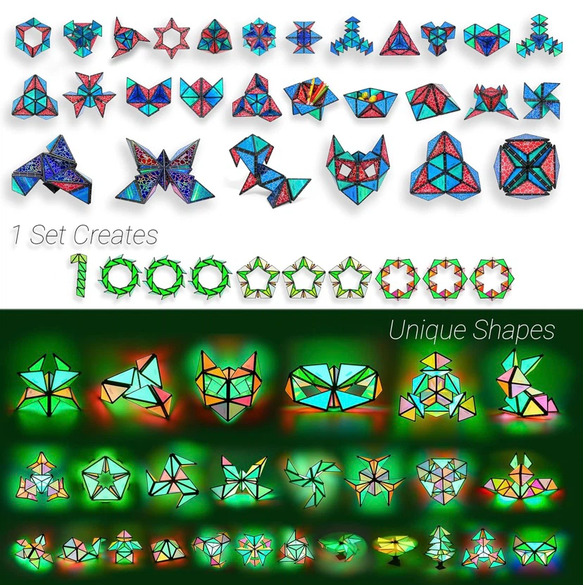 New TOSY Magnet Pyramid Stone 1 Billion Shapes - photo 4