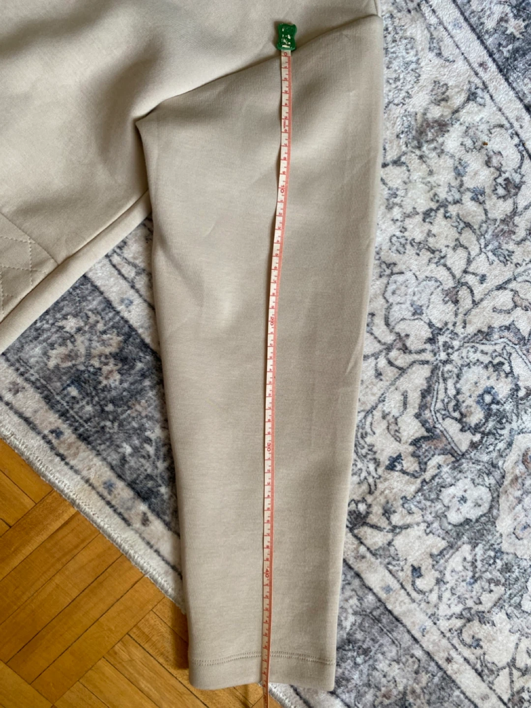 MNG Beige Quilted Pocket Sweatshirt Size S - photo 4